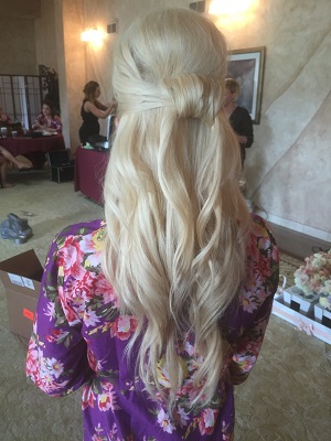 Blonde/Burnette Wedding Hair #9